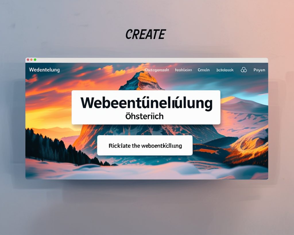 Professionelle Website Entwicklung für Unternehmen in Österreich